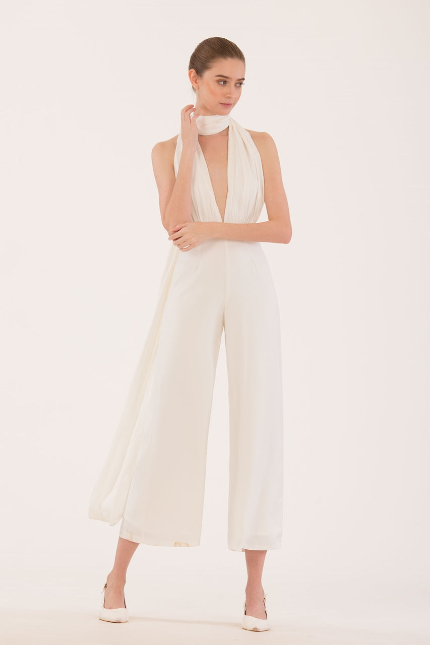 Derlorie Jumpsuit (White)