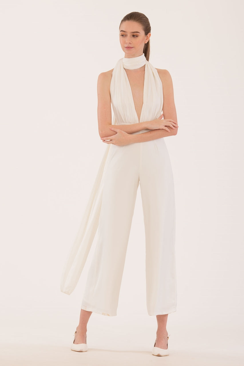 Derlorie Jumpsuit (White)