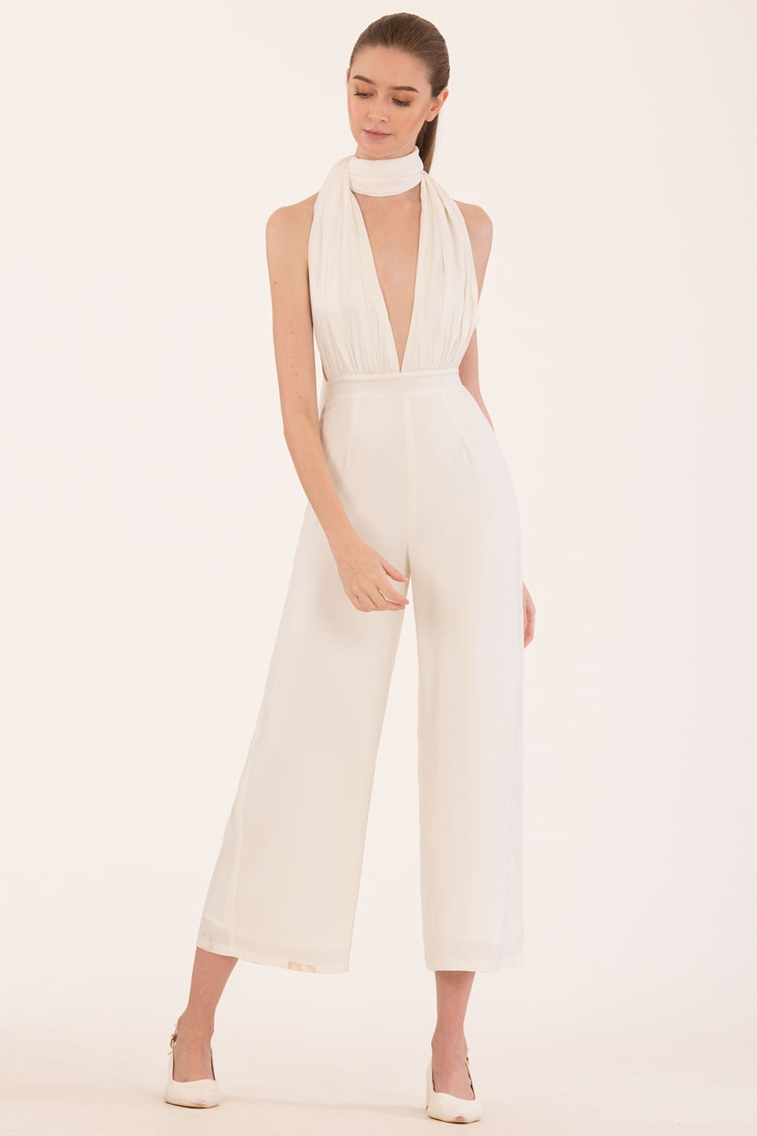 Derlorie Jumpsuit (White)