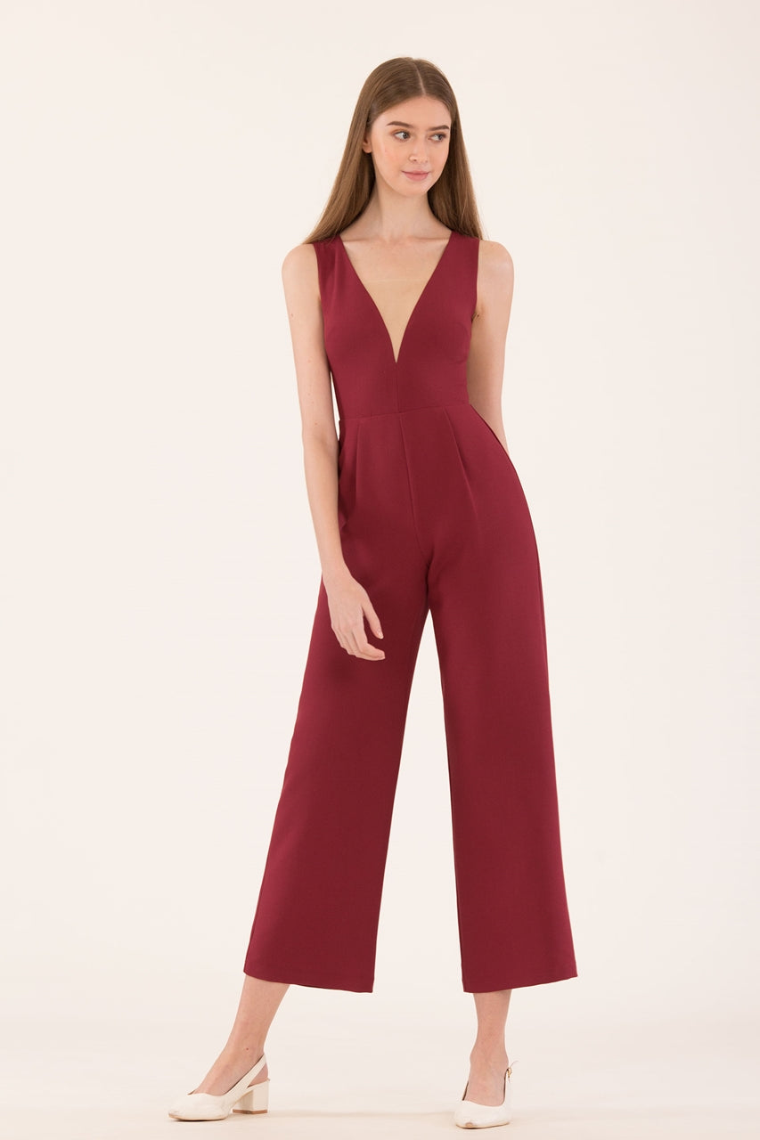 Diolerio Jumpsuit (Dull Red)