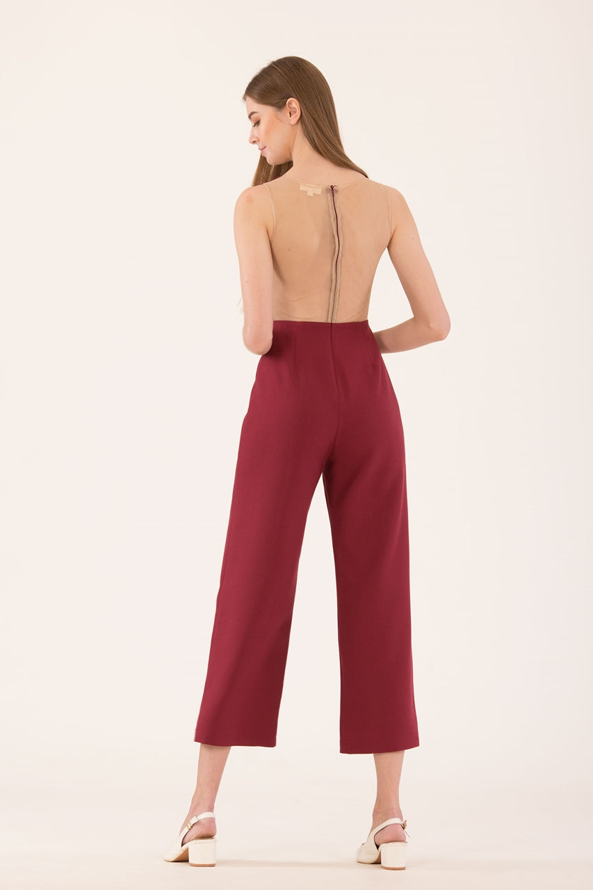 Diolerio Jumpsuit (Dull Red)