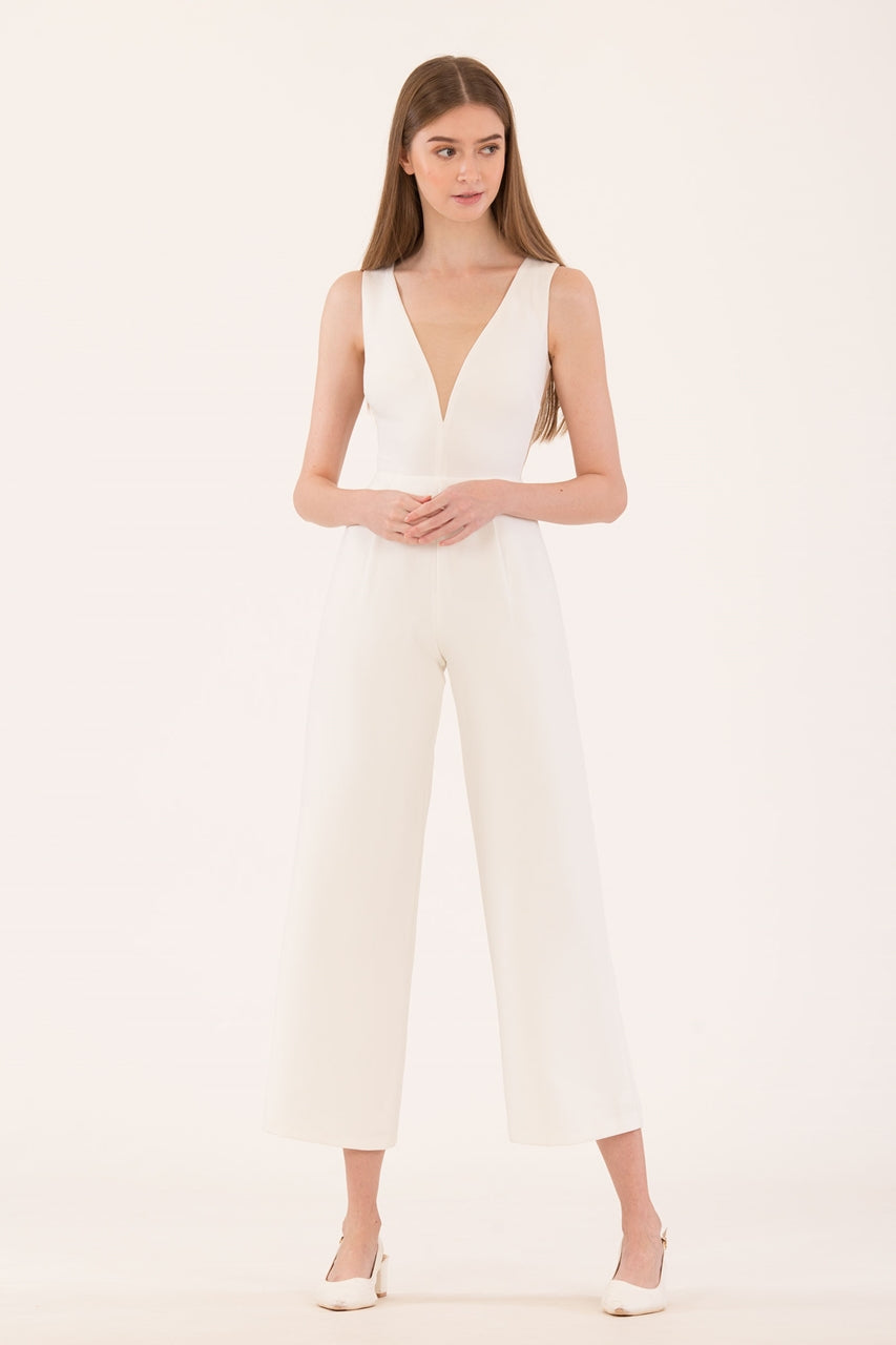 Diolerio Jumpsuit (White)