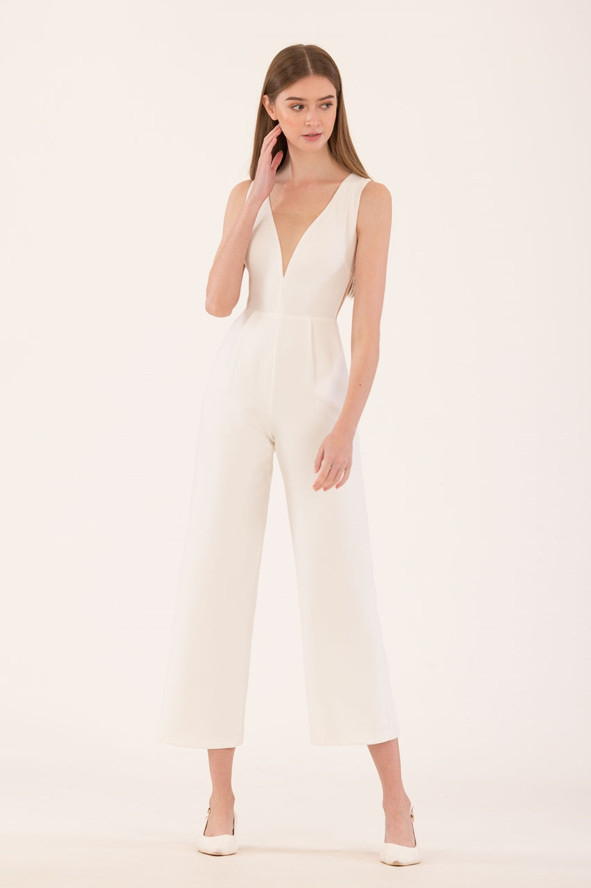 Diolerio Jumpsuit (White)