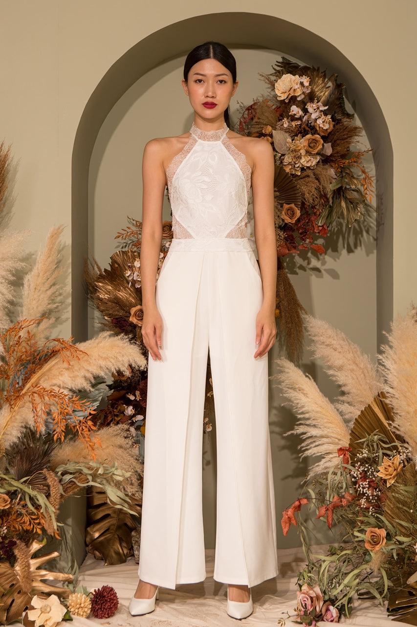 Dufelei Jumpsuit (White)