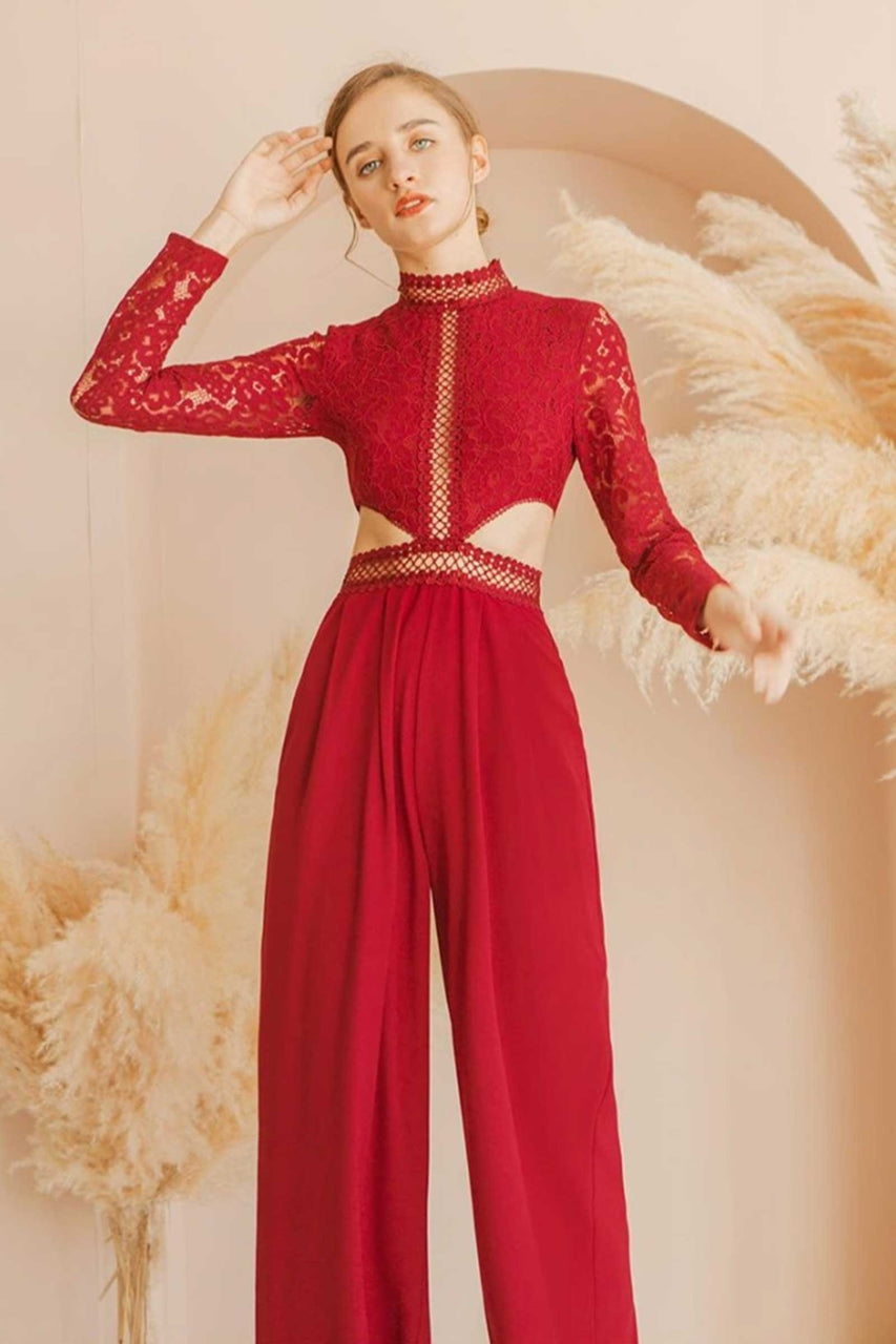 Dimihanxu Jumpsuit (Red)