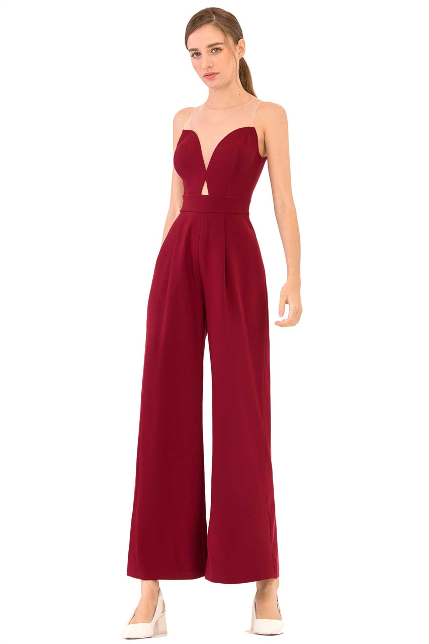 Dojourse Jumpsuit (Maroon)