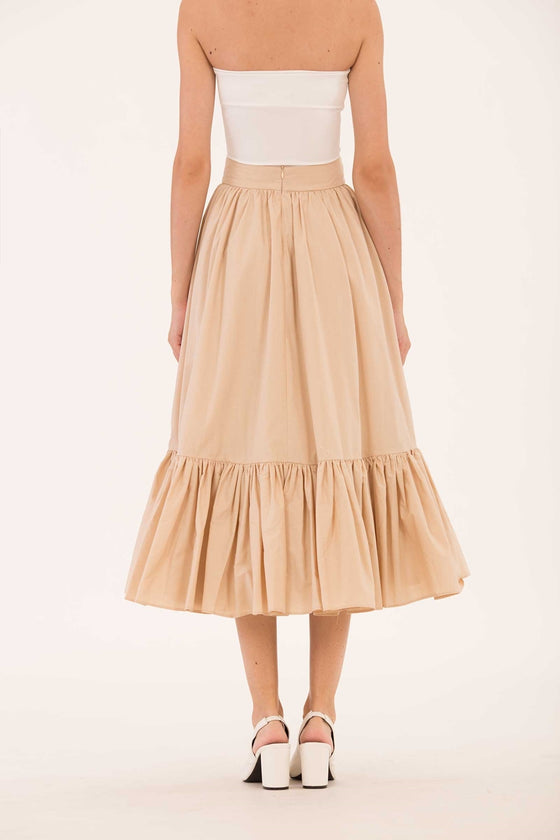 Dalhfid Skirt (Beige)