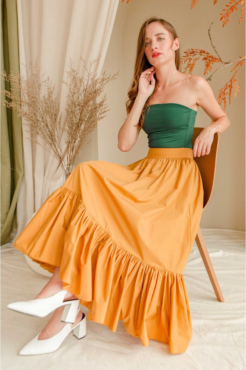 Dalhfid Skirt (Mustard)