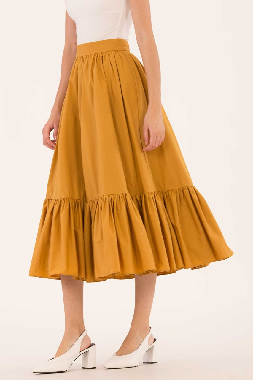 Dalhfid Skirt (Mustard)