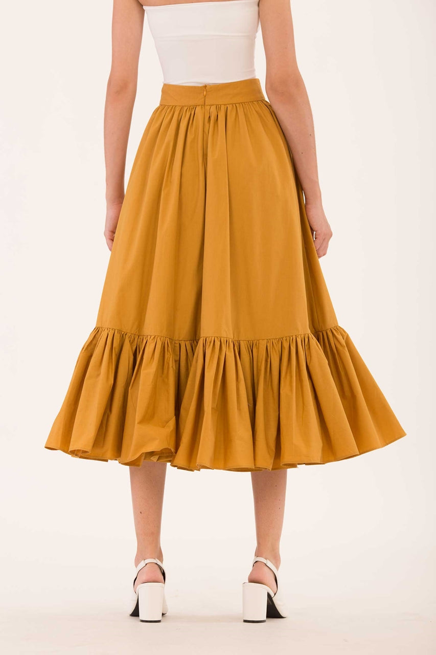 Dalhfid Skirt (Mustard)