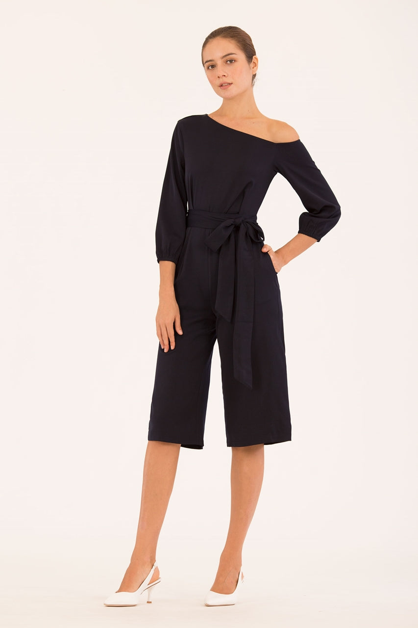 New Derkayra Jumpsuit Cullotes (Navy)