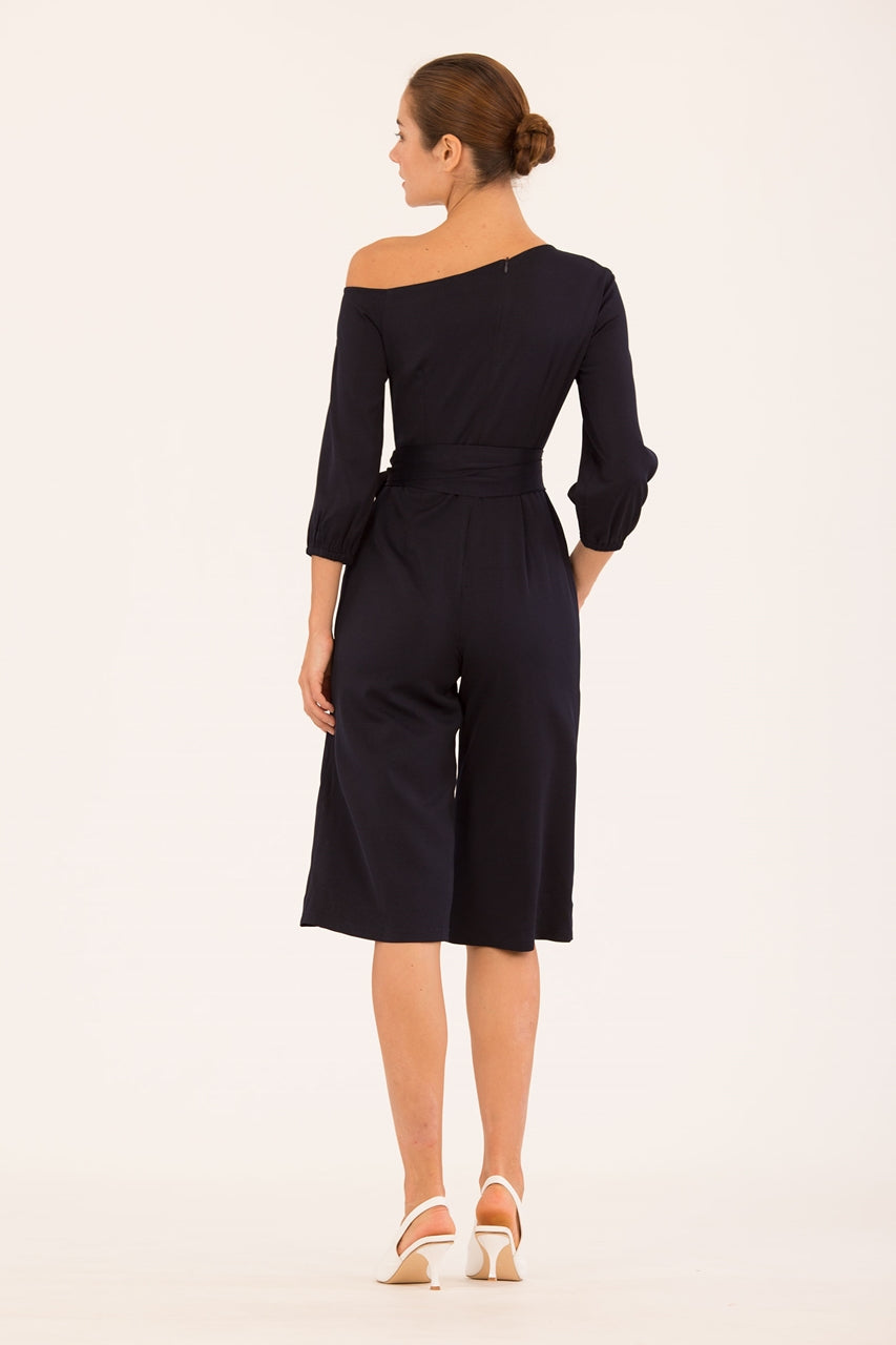 New Derkayra Jumpsuit Cullotes (Navy)