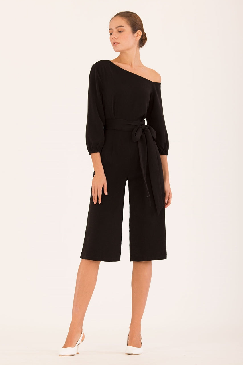 New Derkayra Jumpsuit Cullotes (Black)