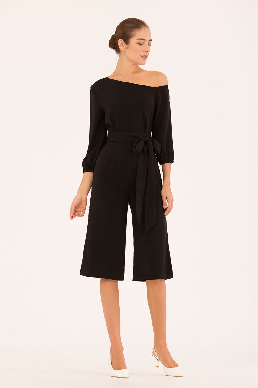 New Derkayra Jumpsuit Cullotes (Black)