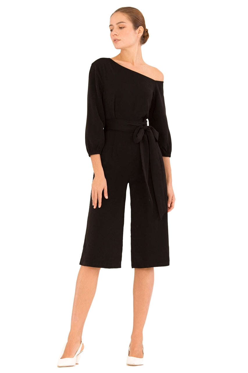 New Derkayra Jumpsuit Cullotes (Black)