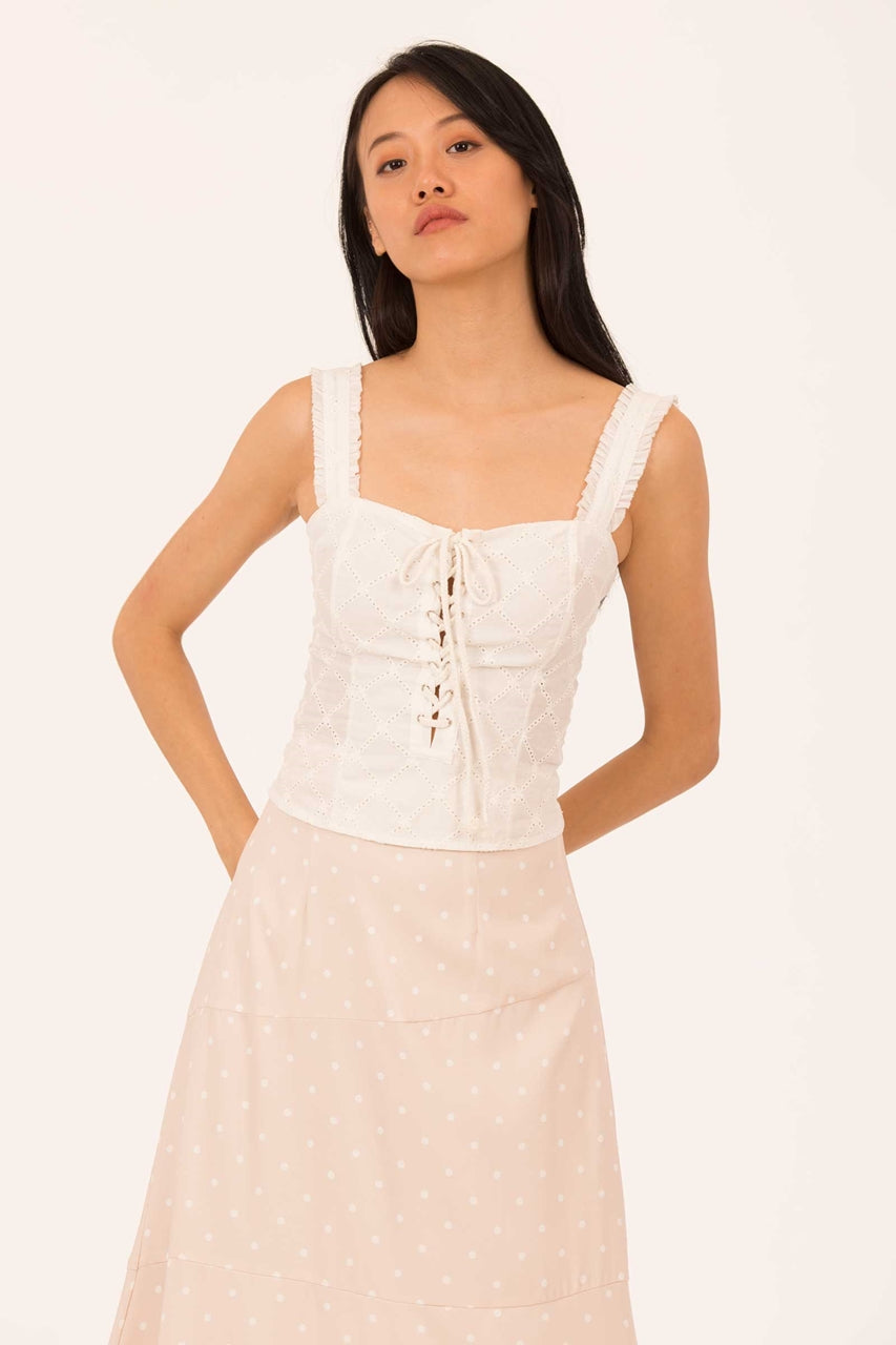 Dinulliow Top (White)