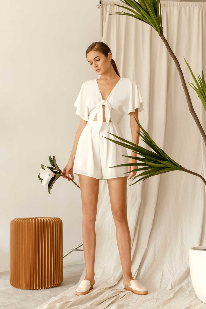 Dioniz Romper (White)