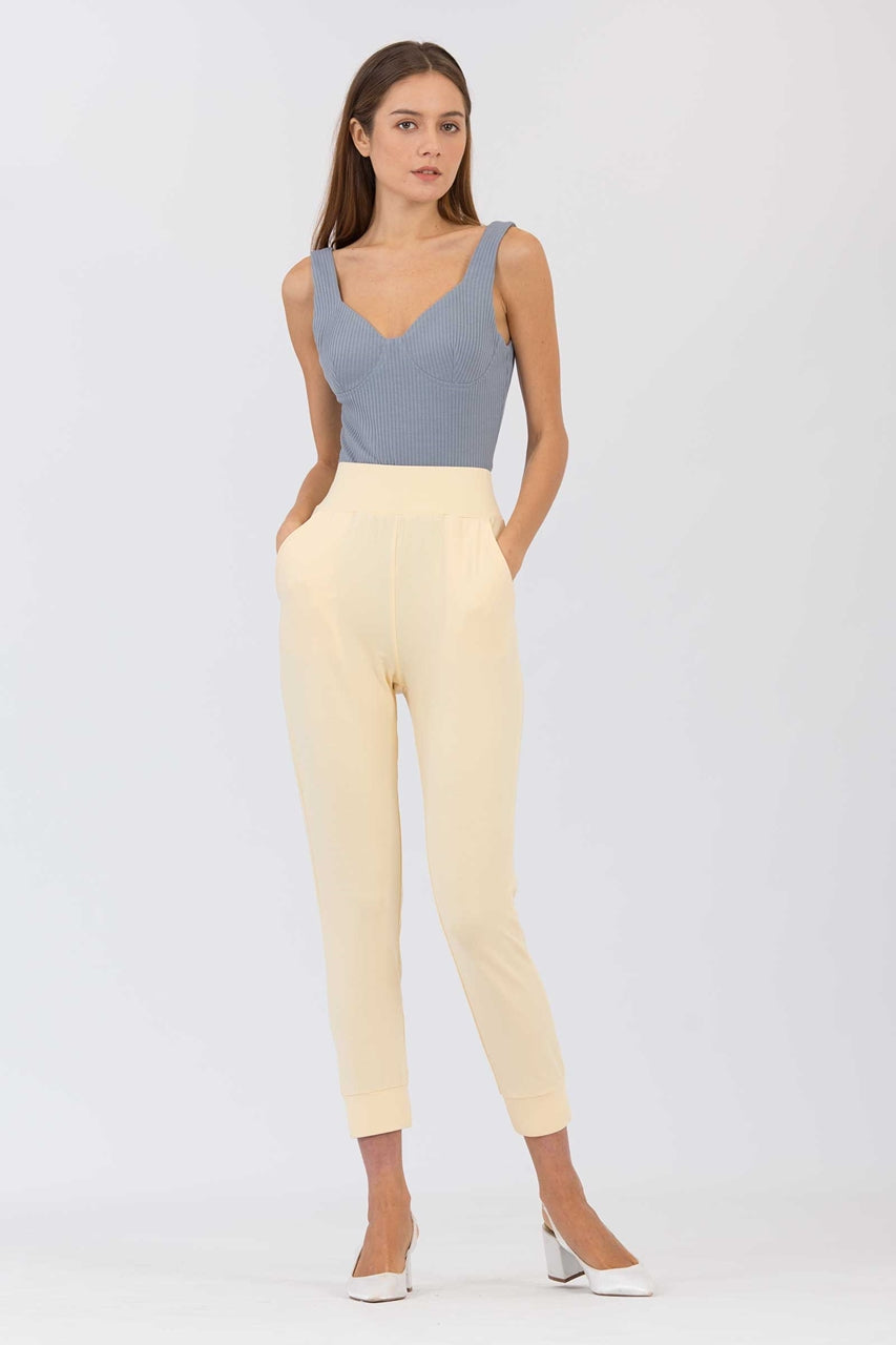 Dotifux Pants (Pale Yellow)