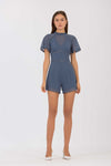 Damiator Romper (Dusty Blue)