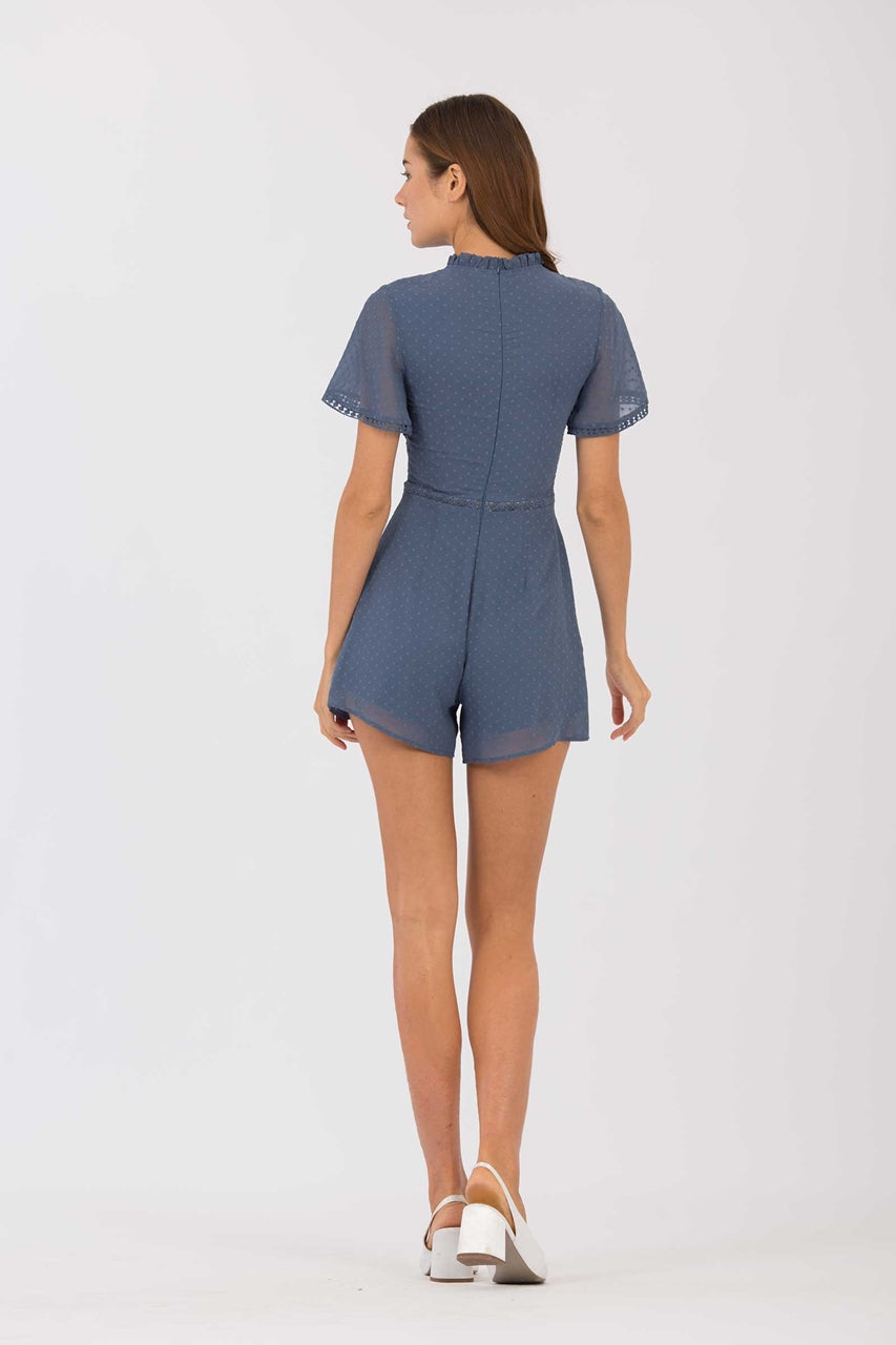 Damiator Romper (Dusty Blue)