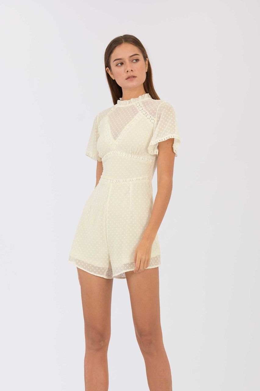 Damiator Romper (Cream)