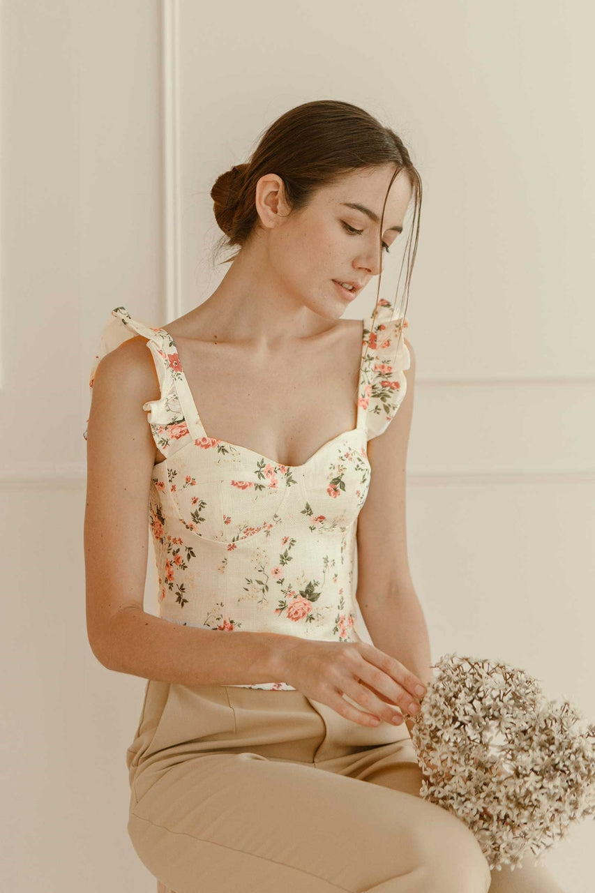 Deruwe Top (Printed Floral)