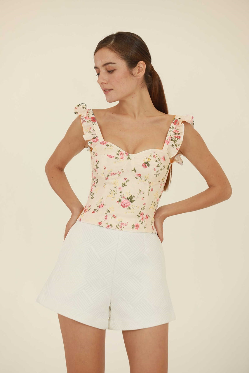 Deruwe Top (Printed Floral)