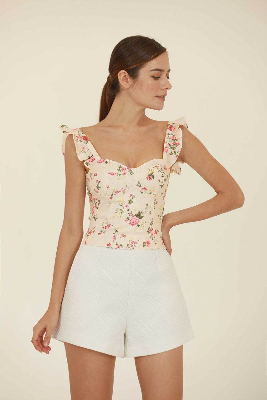 Deruwe Top (Printed Floral)