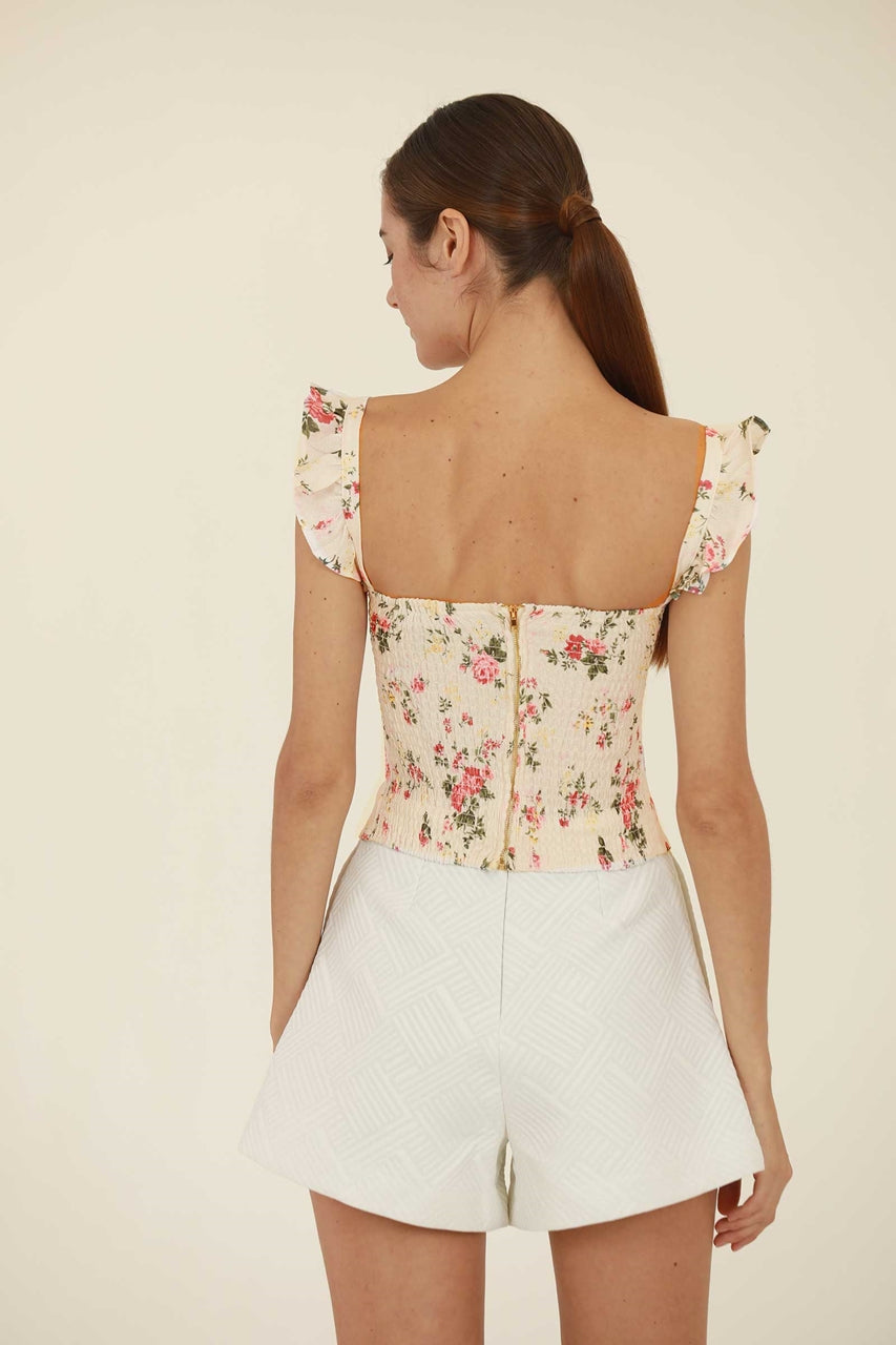 Deruwe Top (Printed Floral)