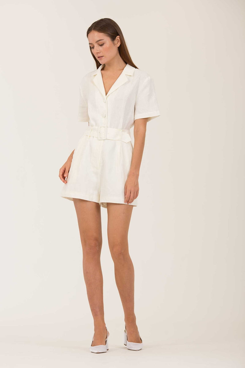 Dolierij Romper (White)