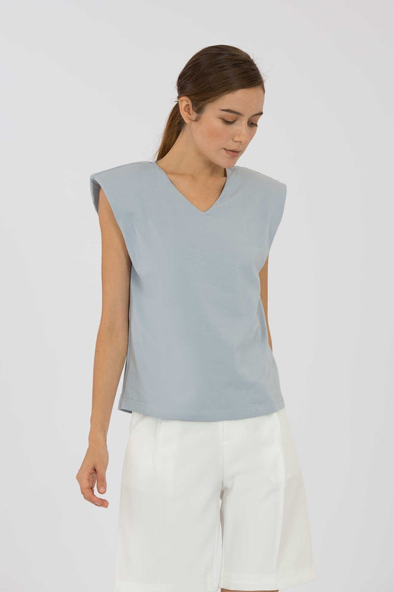 Duvieyu Top (Pale Blue)