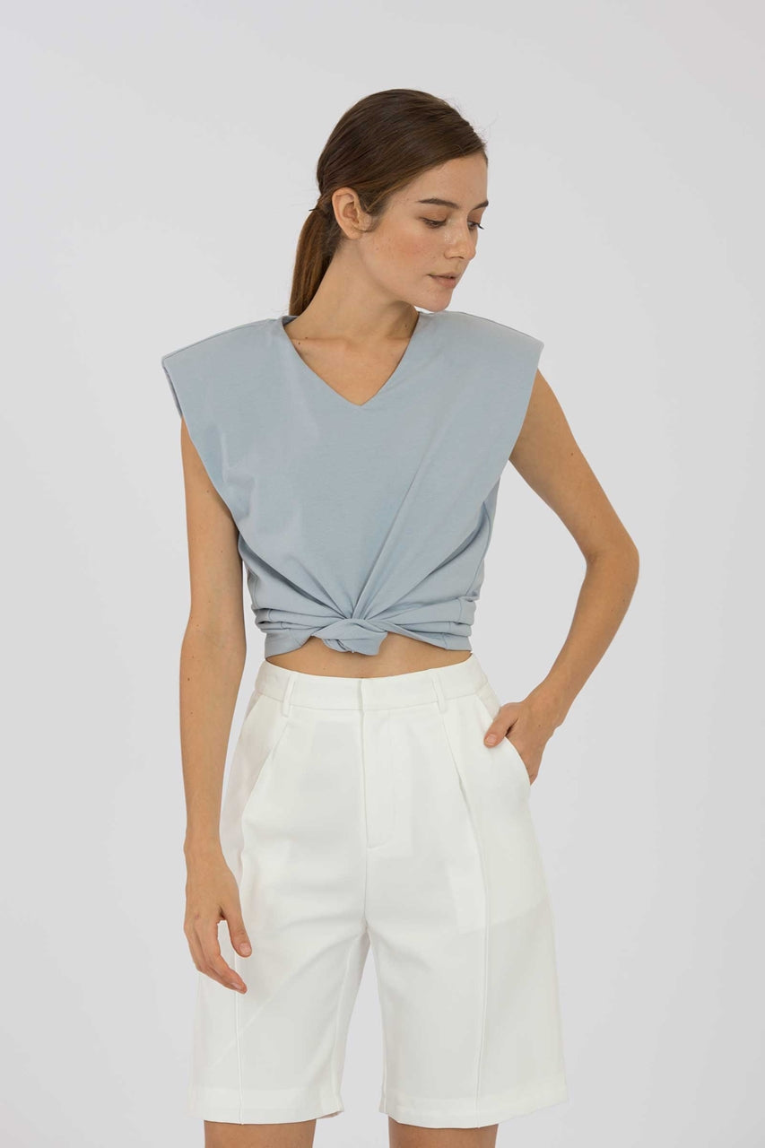 Duvieyu Top (Pale Blue)