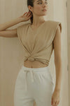 Duvieyu Top (Light Brown)