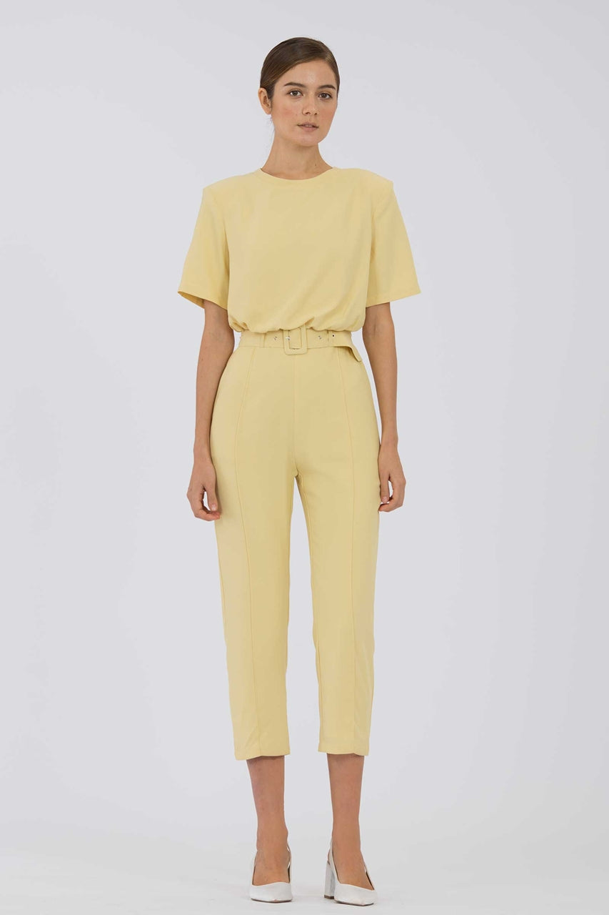 Damietix Jumpsuit (Pale Yellow)