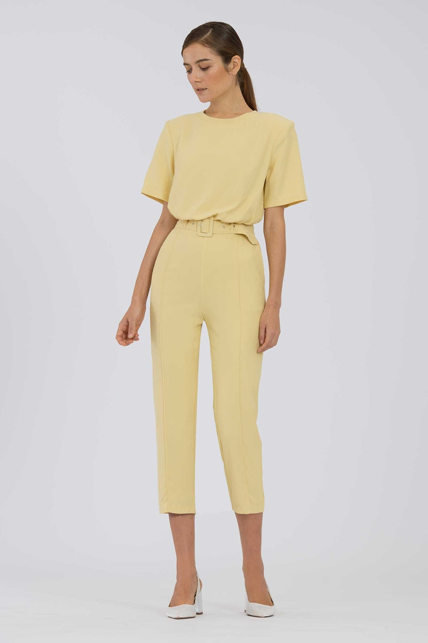 Damietix Jumpsuit (Pale Yellow)