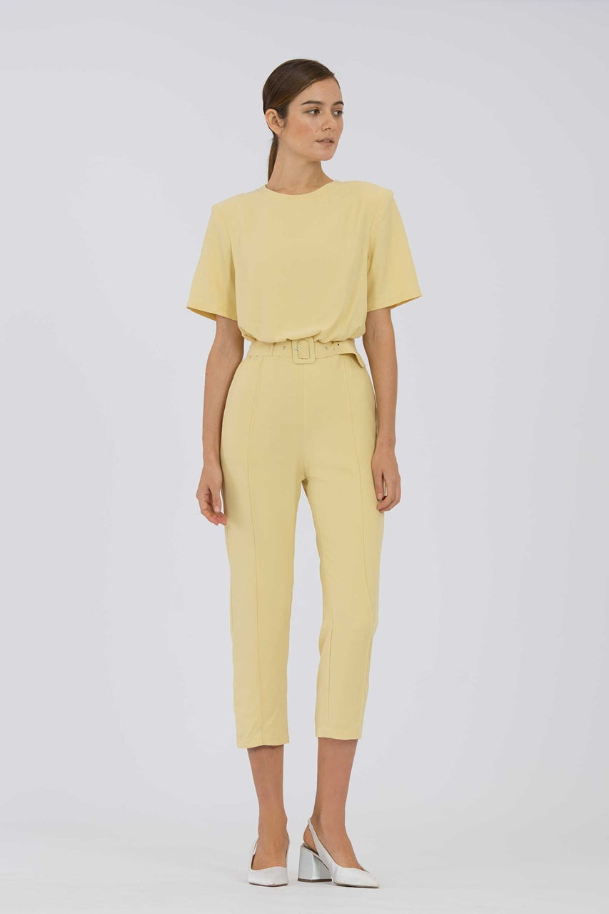 Damietix Jumpsuit (Pale Yellow)