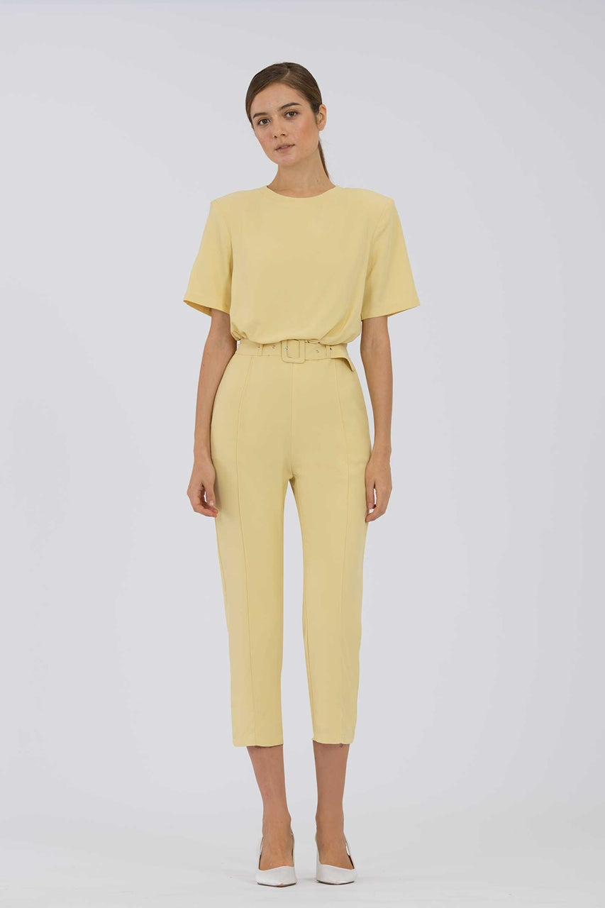 Damietix Jumpsuit (Pale Yellow)