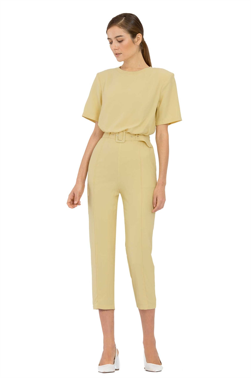 Damietix Jumpsuit (Pale Yellow)