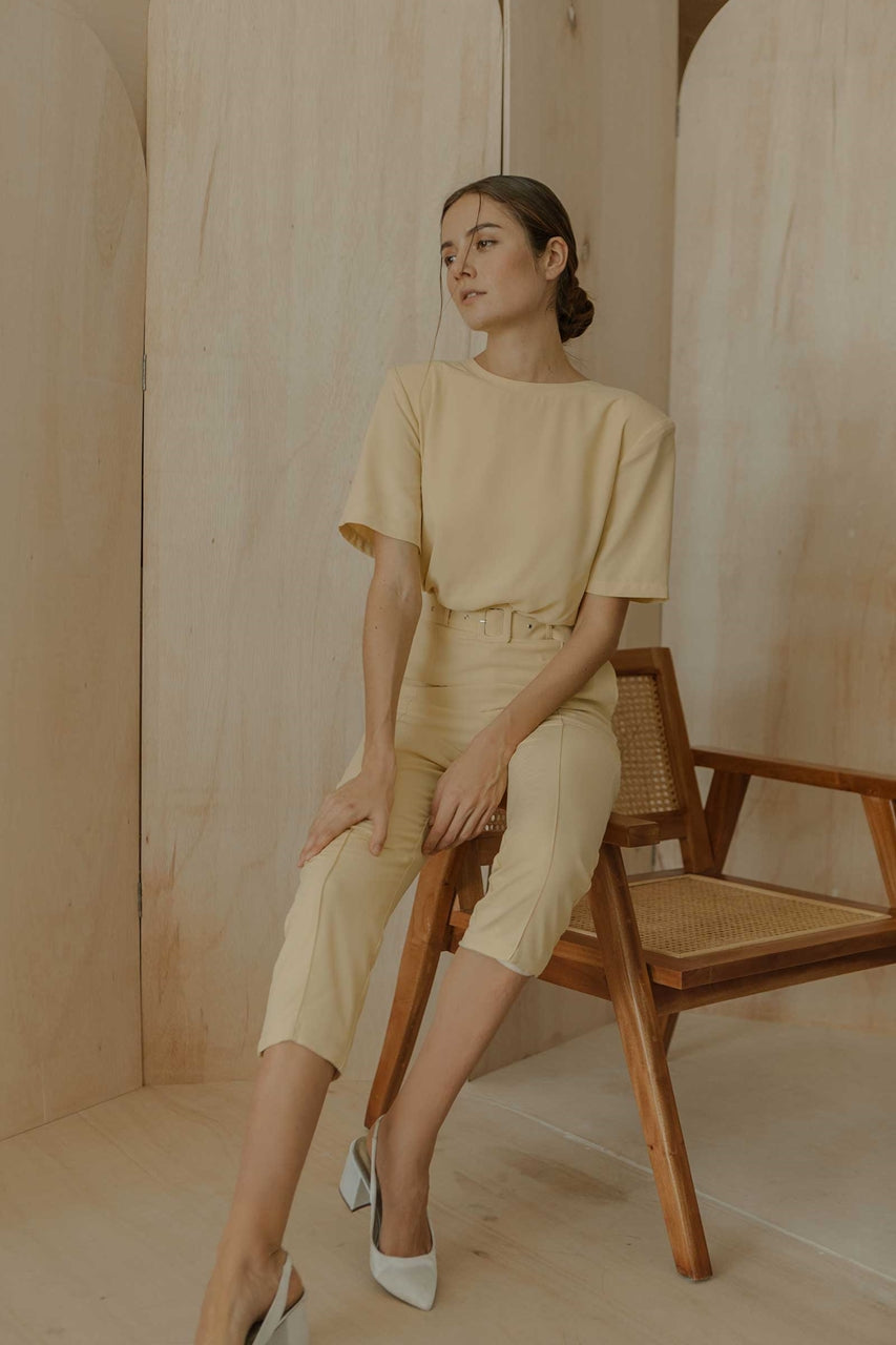 Damietix Jumpsuit (Pale Yellow)