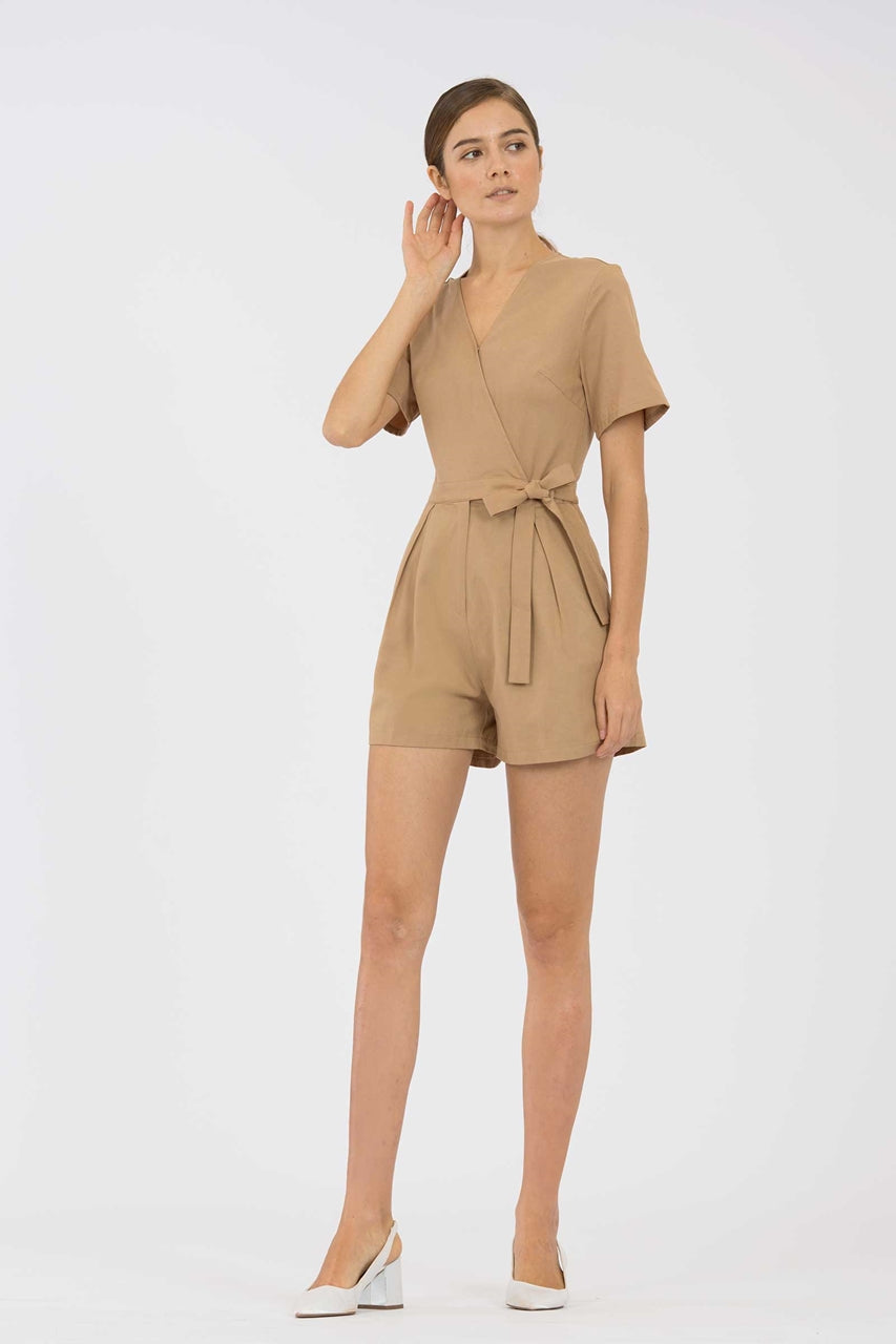 Dovertiy Romper (Brown)