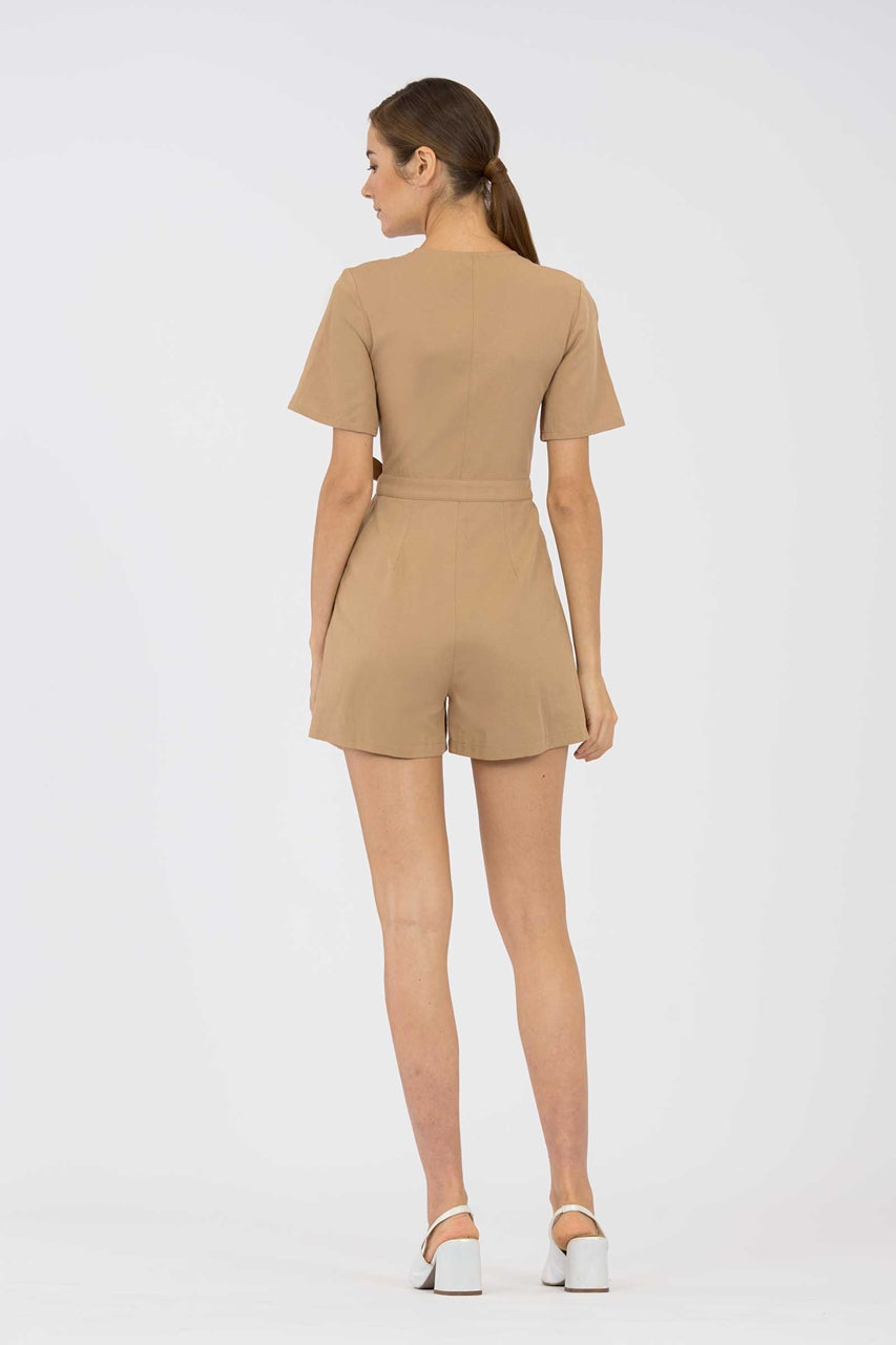 Dovertiy Romper (Brown)