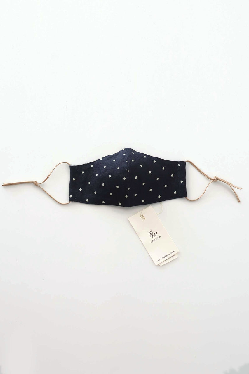 Navy Blue Dots