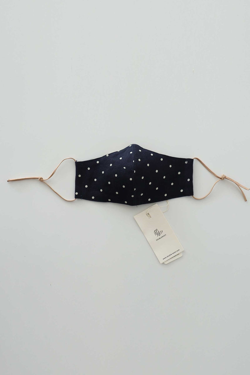 Navy Blue Dots