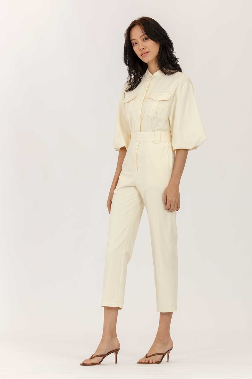 Dovureze Jumpsuit (Cream)