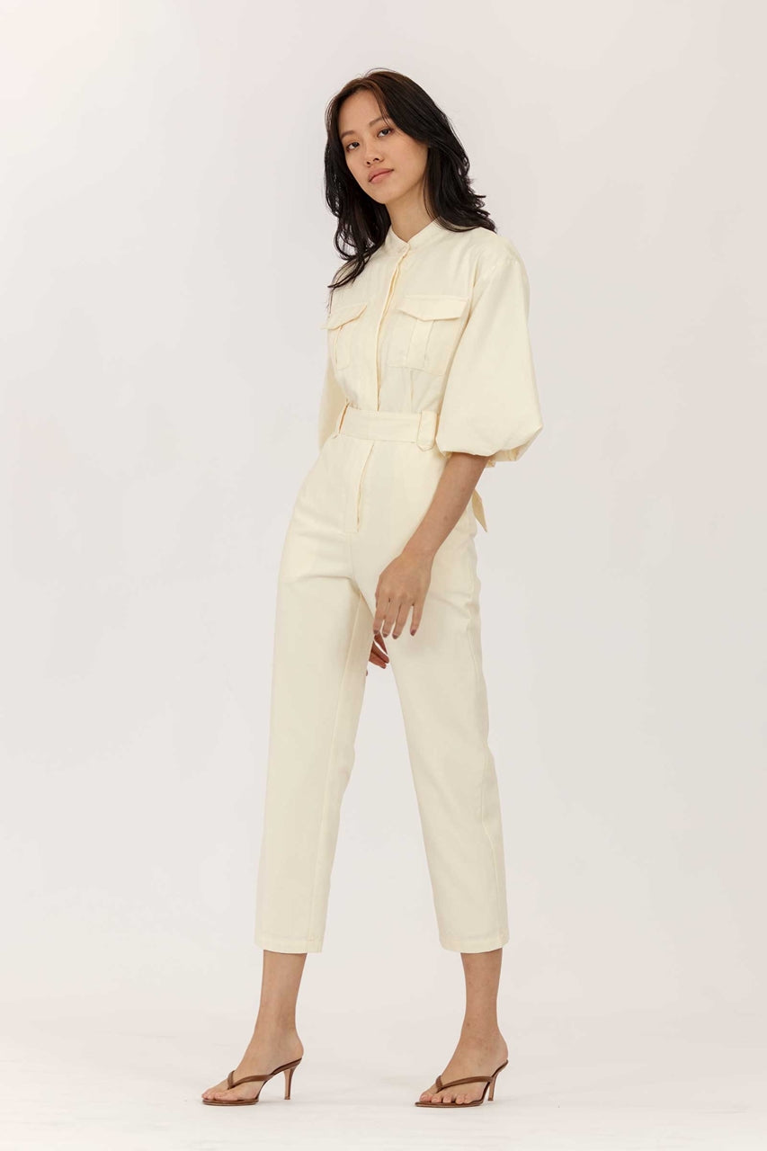 Dovureze Jumpsuit (Cream)