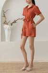 Dokirein Romper (Rust Orange)