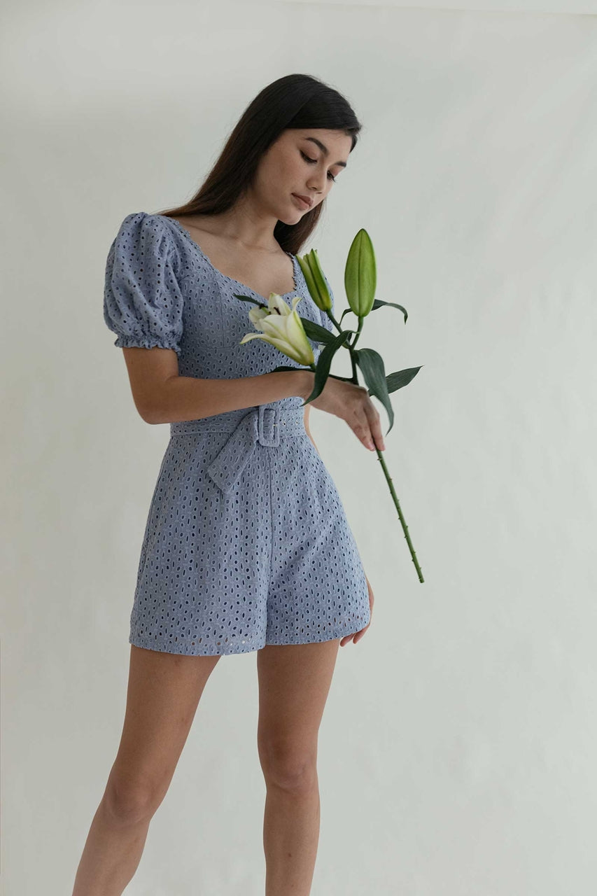 Doverxiy Romper (Pale Blue)