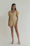 Doverxiy Romper (Pale Yellow)