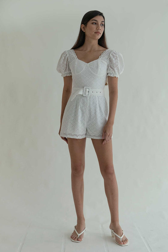 Doverxiy Romper (White)