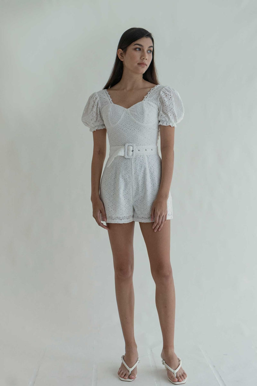 Doverxiy Romper (White)